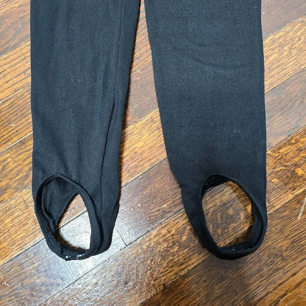 Vintage 80s 90s Ballerina Bear Stirrup Legging Girls Jumpsuit